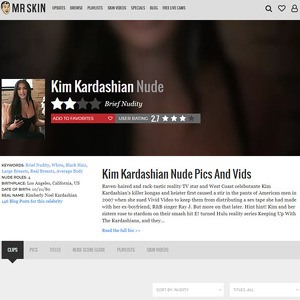 Kim Kardashian, Nude Celebrities List