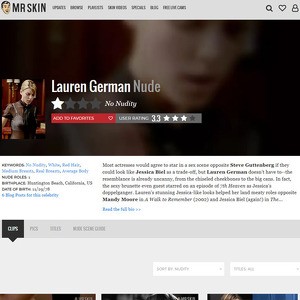 Lauren German, Nude Celebrities List