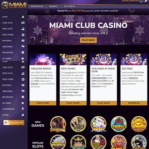 Miami Club Casino, Betting Sites