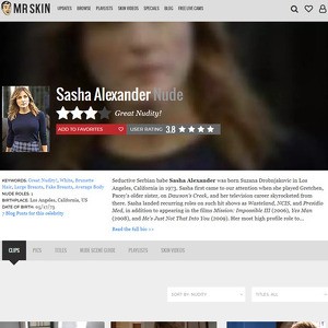 Sasha Alexander, Nude Celebrities List