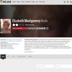Elizabeth Montgomery, Nude Celebrities List