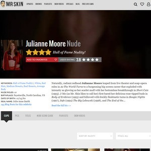 Julianne Moore, Nude Celebrities List
