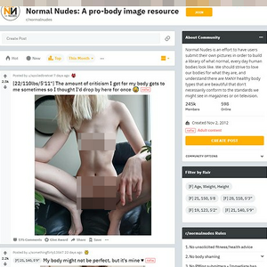Normal Nudes, Reddit NSFW List
