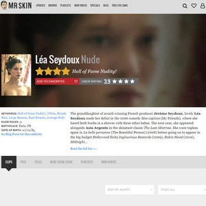 Lea Seydoux, Nude Celebrities List