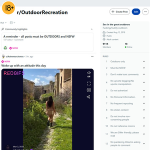 Reddit Outdoor Recreation, Voyeur Porn Sites