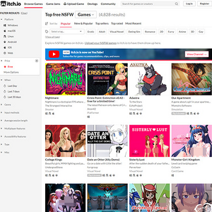 Itch.io NSFW, Free Sex Games