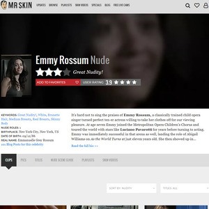 Emmy Rossum, Nude Celebrities List