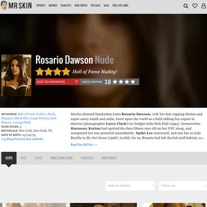 Rosario Dawson, Nude Celebrities List