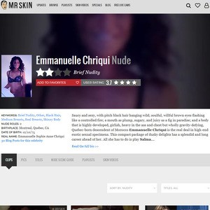 Emmanuelle Chriqui, Nude Celebrities List
