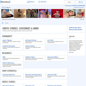 Literotica, Sex Stories Sites