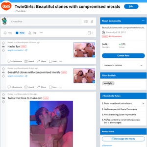 Reddit Twin Girls, Reddit NSFW List