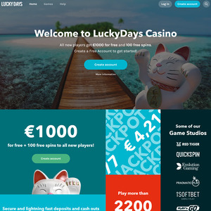 Lucky Days Casino, Betting Sites