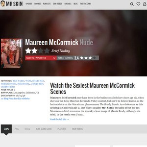 Maureen McCormick, Nude Celebrities List