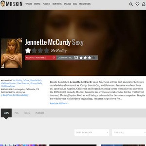 Jennette McCurdy, Nude Celebrities List