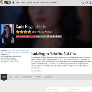 Carla Gugino, Nude Celebrities List