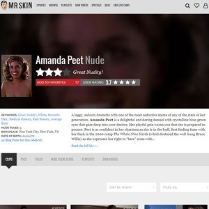 Amanda Peet, Nude Celebrities List