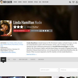 Linda Hamilton, Nude Celebrities List