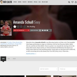 Amanda Schull, Nude Celebrities List