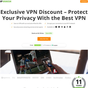 IPVanish VPN, Best VPN Sites