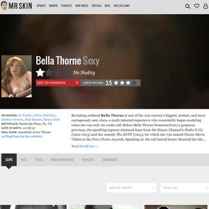 Bella Thorne, Nude Celebrities List