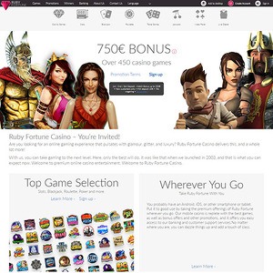 Ruby Fortune Casino, Betting Sites