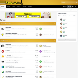 PeeFans, Porn Forums