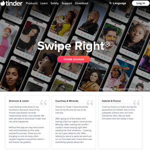 Tinder, Hookup Sites