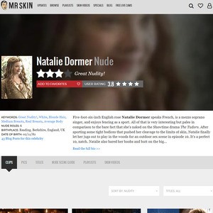 Natalie Dormer, Nude Celebrities List