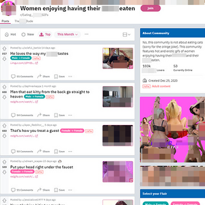 Reddit Eating Pussy GIFs, Reddit NSFW List