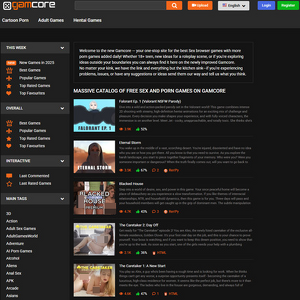 GamCore, Free Sex Games