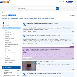 Locanto.net, Escort Sites