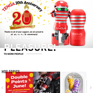 Tenga, Online Sex Toys Shops