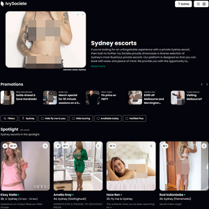 Ivy Société, Escort Sites