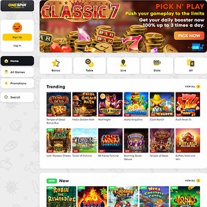 OneSpinCasino, Betting Sites