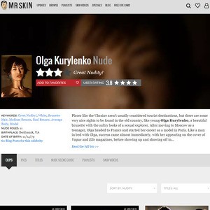 Olga Kurylenko, Nude Celebrities List