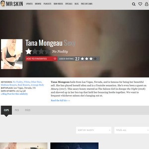 Tana Mongeau, Nude Celebrities List