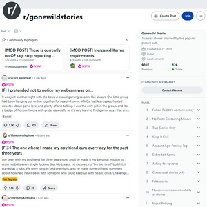 Reddit GoneWild Stories, Sex Stories Sites
