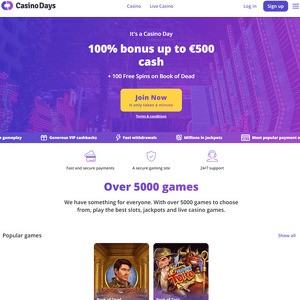 Casino Days, Betting Sites