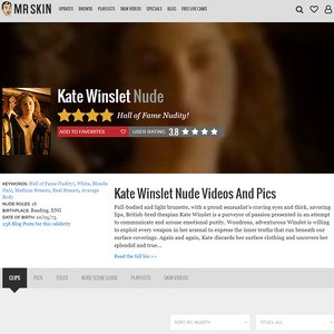 Kate Winslet, Nude Celebrities List
